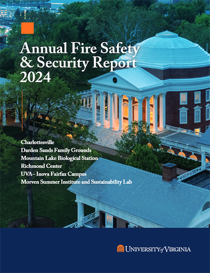 Cover of 2024 Fire Safety Report showing the Rotunda